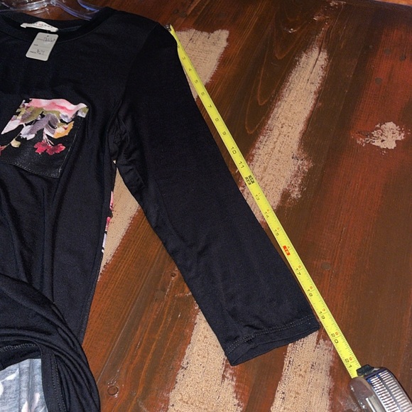 NWT SOLID/FLORAL TUNIC - Picture 10 of 11